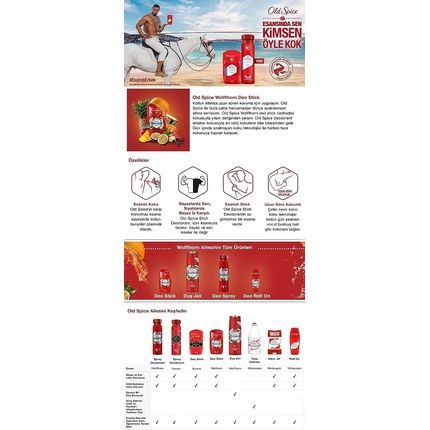 Old Spice Wolfthorn Deodorant Stick Without Aluminum For Men 50Ml - Image 3