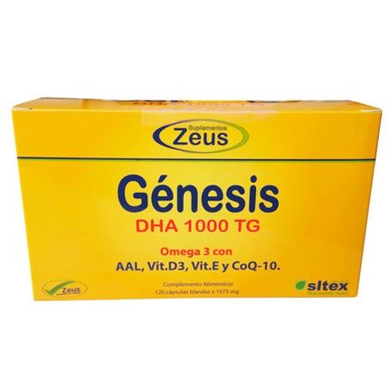 Zeus Genesis Dha Tg 1000 120 Caps