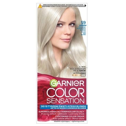 Garnier Color Sensation Super Lightening Coloring Cream S9 Silver Ash Blonde