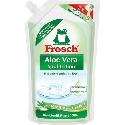 Frosch Frosch Dish Soap Refill Pack Aloe Vera 800Ml