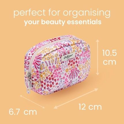 Cath Kidston Small Wash Bag Makeup Bag With Mirror Afinity Ditsy - Image 3