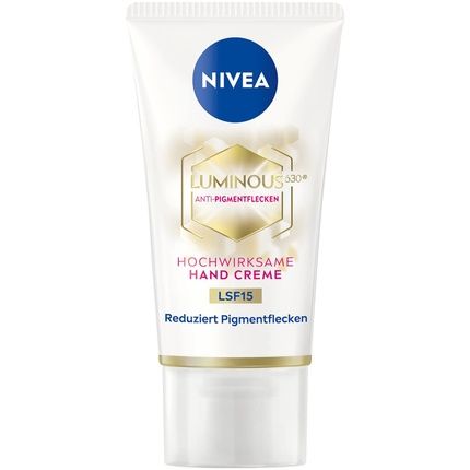 Nivea Luminous 630 Hand Cream With Spf15 50Ml