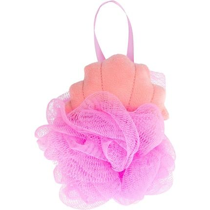 Mad Beauty Disney Pure Princess Ariel Shell Design Loofah Body Puff The Little Mermaid