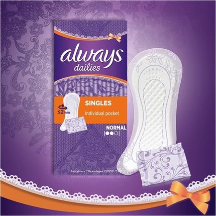 Always Dailies Normal Pantyliners 20 Pack