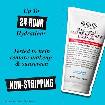 Kiehl'S Ultra Facial Barrier Hydrating Cleanser Cream-To-Foam Non-Stripping - Image 3