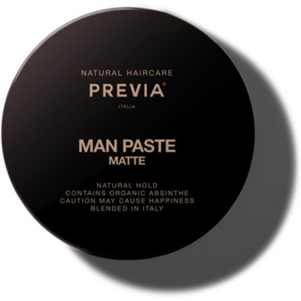 Previa Man Paste Matte Natural Hold With Organic Absinthe