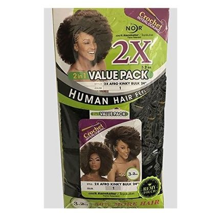 Janet Collection Noir Afro Kinky Bulk 24 Color 2 Brown
