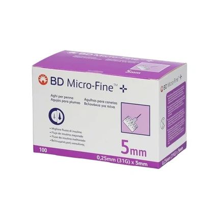 Corman Bd Micro - Fine Needles For Pen 0.25 Mm 31G 5 Mm 100 Pieces