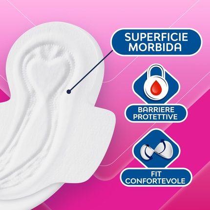 Nuvenia Normal Thin Pad With Wings - Soft Surface And Control - Image 3
