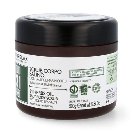 Phytorelax Olio 31 Herbs Body Scrub Salt Body Peeling 500G - Image 3