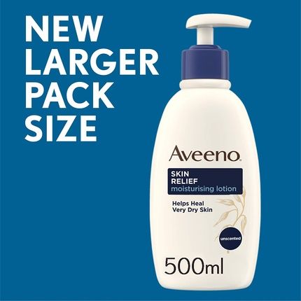 Aveeno Skin Relief Moisturizing Lotion Soothes Skin From Day 1 500Ml