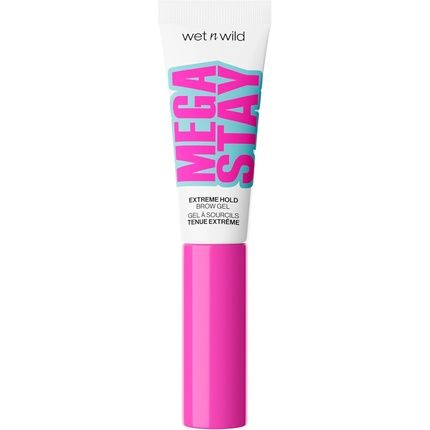 Wet N Wild Mega Stay Extreme Hold Brow Gel Clear Flake-Free Finish