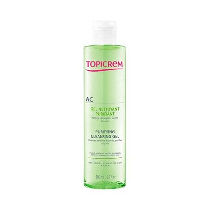 Topicrem Ac Purifying Cleansing Gel For Oily And Sensitive Skin 200Ml - Image 3