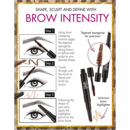 Sleek Brow Intensity Medium Brow Mascara And Highlighter Pencil Set