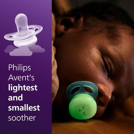 Philips Avent Ultra Start Nighttime Soothers Orthodontic Design For Newborns