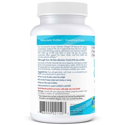 Nordic Naturals Ultimate Omega 2X 90 Soft Gels - Image 3