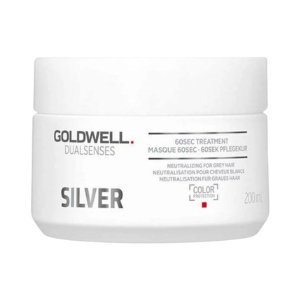 Goldwell Silver 60 Second Treatment 200Ml Mask For Blonde And Gray Hair