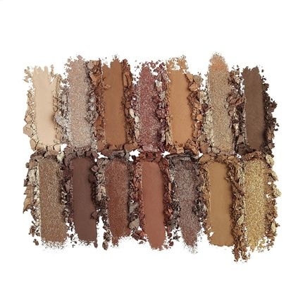 Sigma Beauty Ambiance Eyeshadow Palette Luminous Neutral And Gold Glitter Eyeshadow Palette With Mirror And Applicator 14 Eye Makeup Shades In Warm Matte Shimmer And Metallic