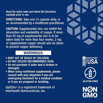 Life Extension Zinc Caps 50Mg Immune Support And Bone Health Supplement 90 Vegetarian Capsules - Image 3