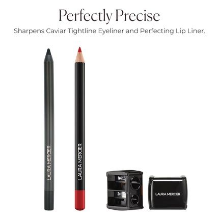 Laura Mercier Dual-End Cosmetic Pencil Sharpener For Lip Liner And Eyeliner