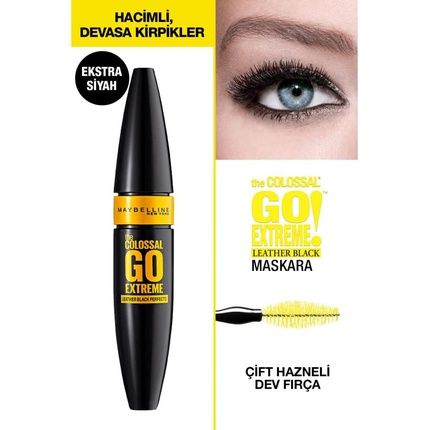 Maybelline Colossal Go Extreme! Leather Black Mascara 9.5Ml