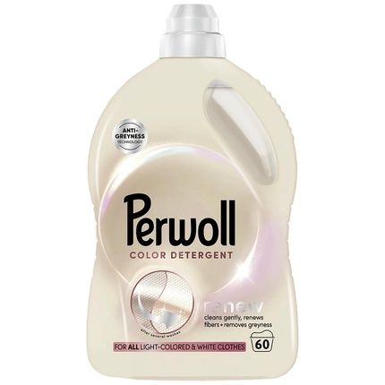 Perwoll Liquid Detergent 3L Renew Light Colors For 60 Washes