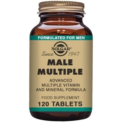 Solgar Male Multiple Tablets Supports Metabolism And Reduces Fatigue 120 Count