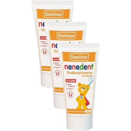 Nenedent Children'S Toothpaste 3-Way Protection Against Cavities And Hardens Tooth Enamel