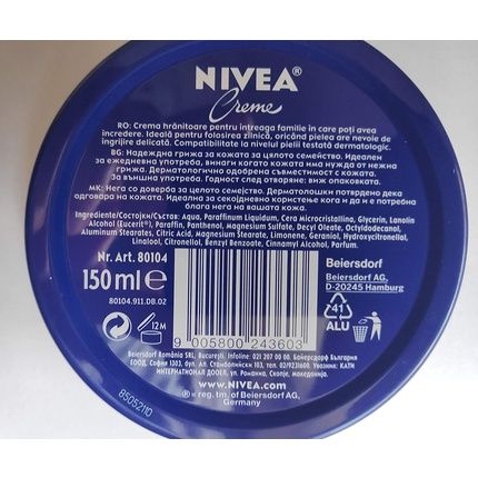 Nivea Cream, 150Ml