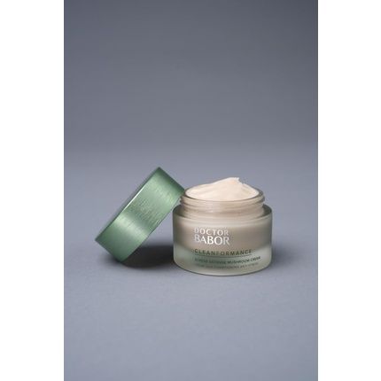 Doctor Babor Cleanformance Stress Defense Mushroom Cream With Reishi, Chaga, Shiitake Mushrooms & Ginseng Root Face Cream Moisturizing For Face Neck & Decollete 50Ml
