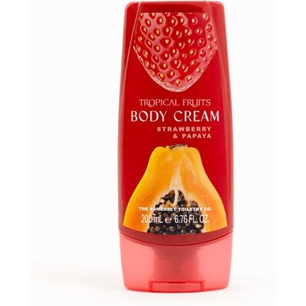 Tropical Fruits Strawberry And Papaya Body Cream 200Ml