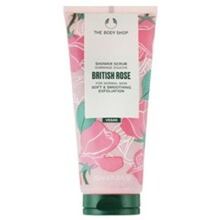 The Body Shop British Rose Smoothing Shower Scrub