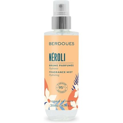 Berdoues Neroli Perfumed Body Mist With Moisturizing 95% Natural Organic Aloe Vera