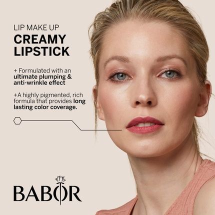 Babor Make Up Lip Colour Matte Lipstick With Plumping And Anti-Wrinkle Effect 4G 11 Very Cherry Matt