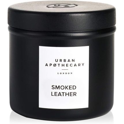 Urban Apothecary Smoked Leather Luxury Travel Scented Candle 175G 6.2 Oz