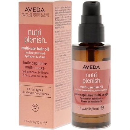 Aveda Nutriplenish Multi-Use Hair Oil 30Ml - Image 3