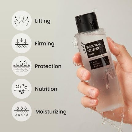 Coxir Black Snail Collagen Toner 150Ml 5.07 Fl.Oz.