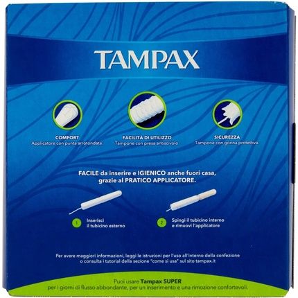 Tampax Intimate Hygiene Tampons Super 40.0 - Image 3