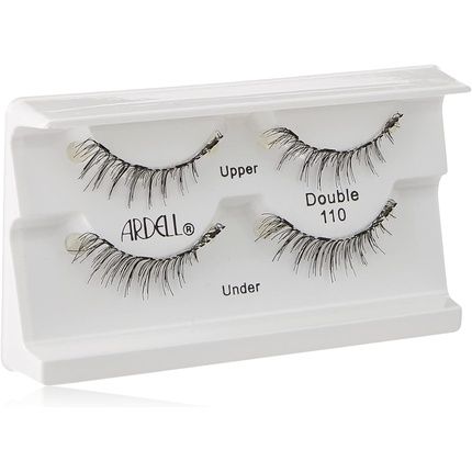 Ardell Magnetic Double 110 Real Hair Magnetic Lashes With Magnetic Applicator - Vegan, Flexible, And Reusable