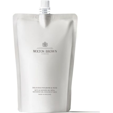 Molton Brown Delicious Rhubarb And Rose Bath And Shower Gel Refill 400Ml