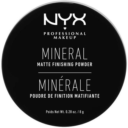 Nyx Professional Makeup Mineral Finishing Powder Matte Finish Oil Absorbing Vegan Formula Light/Medium 01 - Loose Format