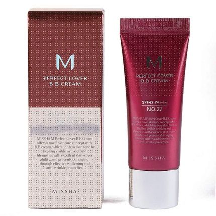 Missha M Perfect Cover Bb Cream Spf42 No.27 Honey Beige 20Ml