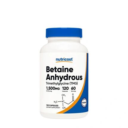 Nutricost Betaine Anhydrous Tmg Capsules 120 Count