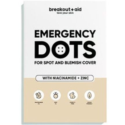 Breakoutaid Emergency Dots Acne Patches With Niacinamide And Zinc 72 Pieces