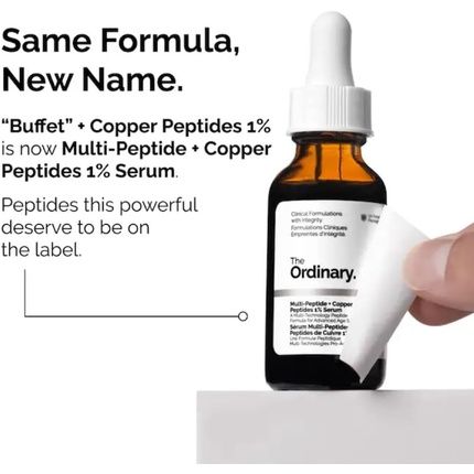 The Ordinary 1% Multi-Peptide + Copper Peptides 1% Serum 30Ml