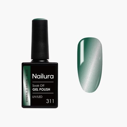 Nailura Gel Polish 311 Emerald Green Blue 10 Ml