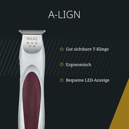 Wahl A-Lign Cordless Hair Trimmer For Tight Areas Of The Face