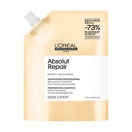 L'Oreal Professionnel Serie Expert Absolut Repair Shampoo For Damaged Hair Refill 500Ml