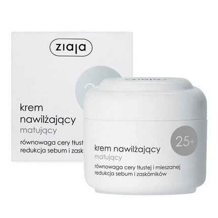 Ziaja Moisturizing Mattifying Cream 25+ For Oily And Combination Skin 50Ml