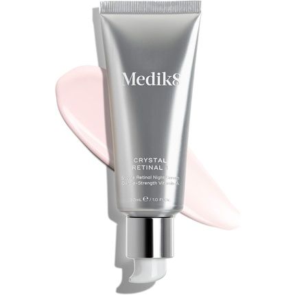 Medik8 Crystal Retinal 1 Age-Defying Encapsulated Retinal Face Serum - Smoothing, Firming, Brightening & Decongesting - Improves Wrinkles & Hyperpigmentation - All Skin Types